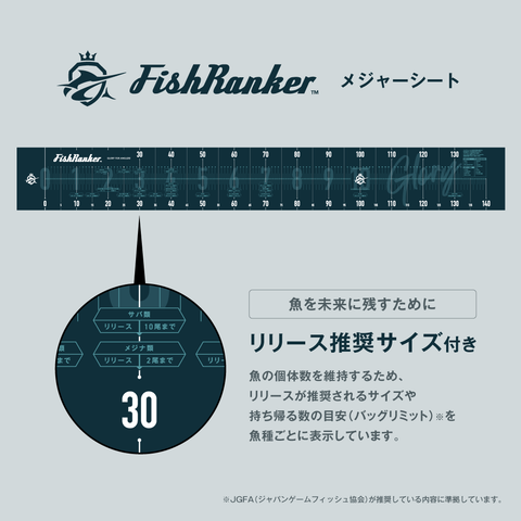 魚を未来に残すメジャーシート