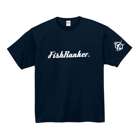 FishRanker original Tシャツ【ネイビー/ホワイト】